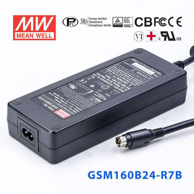 Mean Well GSM160B24 - R7B Power Supply 160W 24V - GSM160B24 - R7B - powersupplymall.com