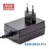 Mean Well GSM18E24 - P1J Power Supply 18W 24V - GSM18E24 - P1J - powersupplymall.com