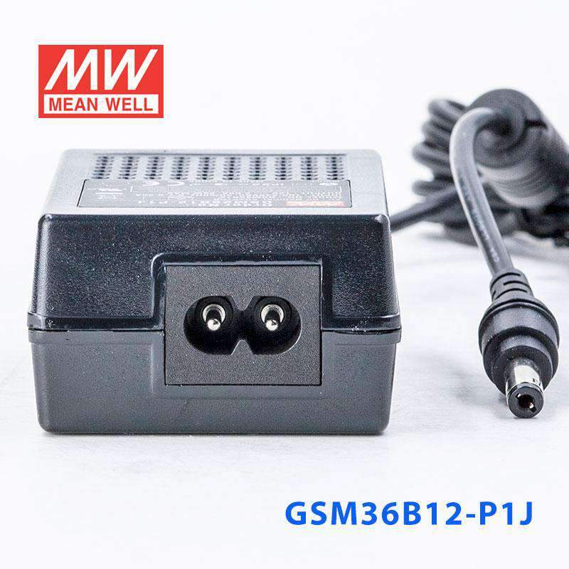 Mean Well GSM36B12 - P1J Power Supply 36W 12V - GSM36B12 - P1J - powersupplymall.com