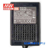 Mean Well GSM36B15 - P1J Power Supply 36W 15V - GSM36B15 - P1J - powersupplymall.com