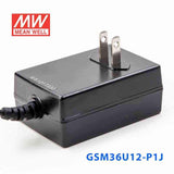 Mean Well GSM36U12 - P1J Power Supply 36W 12V - GSM36U12 - P1J - powersupplymall.com