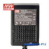 Mean Well GSM36U12 - P1J Power Supply 36W 12V - GSM36U12 - P1J - powersupplymall.com