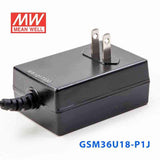 Mean Well GSM36U18 - P1J Power Supply 36W 18V - GSM36U18 - P1J - powersupplymall.com