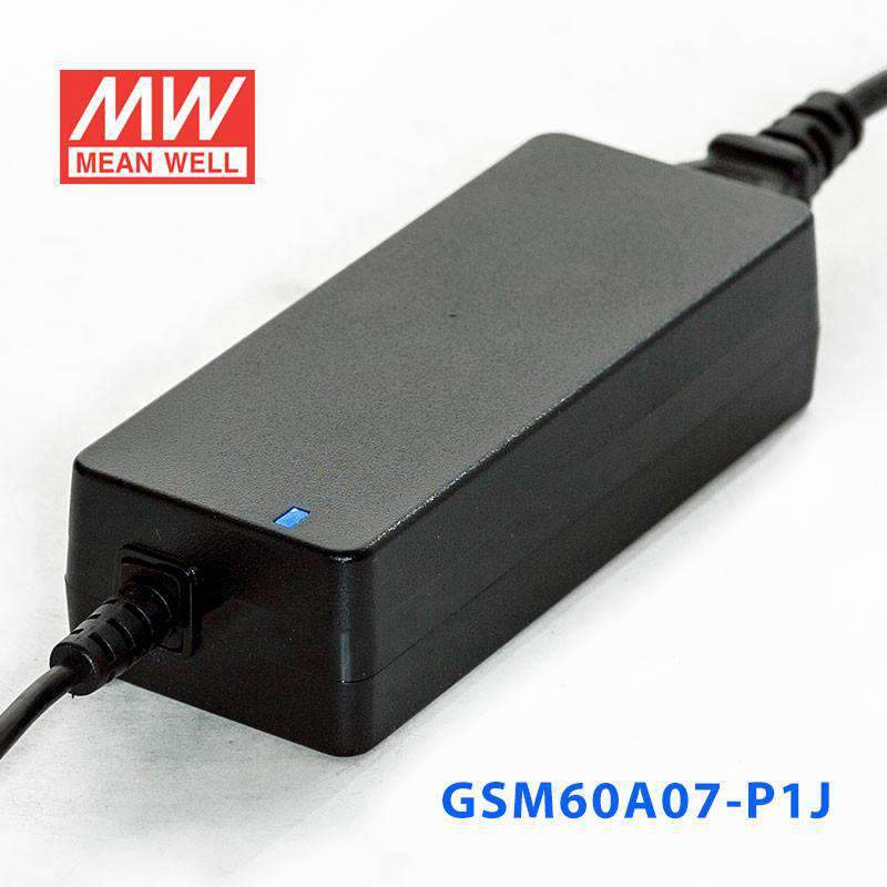 Mean Well GSM60A07 - P1J Power Supply 45W 7.5V - GSM60A07 - P1J - powersupplymall.com