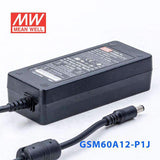 Mean Well GSM60A12 - P1J Power Supply 60W 12V - GSM60A12 - P1J - powersupplymall.com