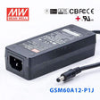 Mean Well GSM60A12 - P1J Power Supply 60W 12V - GSM60A12 - P1J - powersupplymall.com