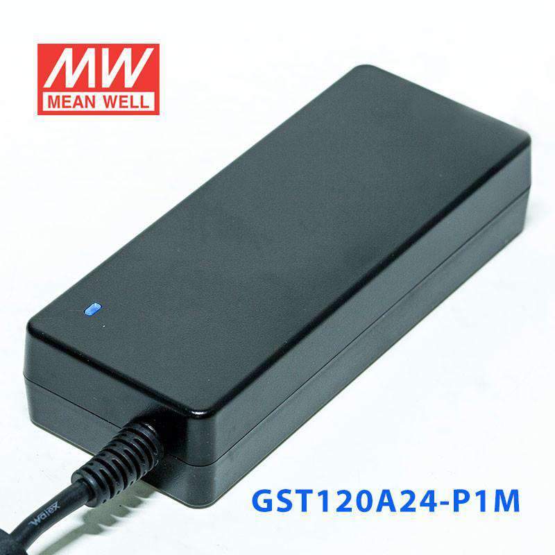 Mean Well GST120A24 - P1M AC - DC Single Output Desktop - GST120A24 - P1M - powersupplymall.com