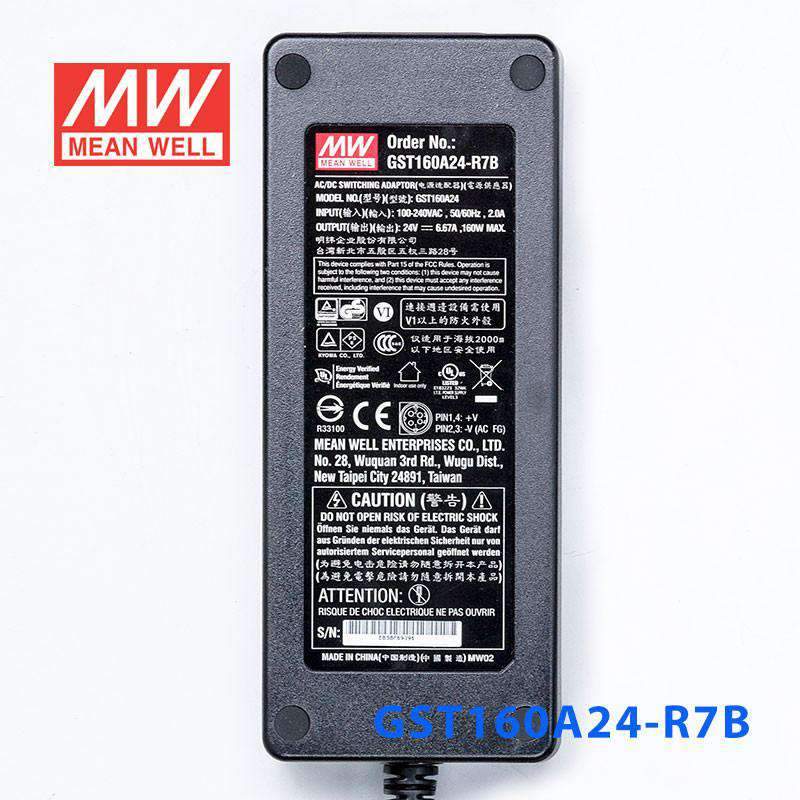 Mean Well GST160A24 - R7B Power Supply 160W 24V - GST160A24 - R7B - powersupplymall.com