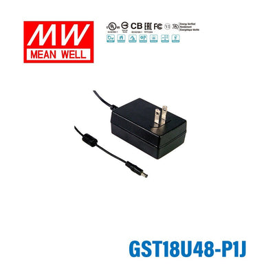 Mean Well GST18U48-P1J Adaptor 18W 48V 375mA