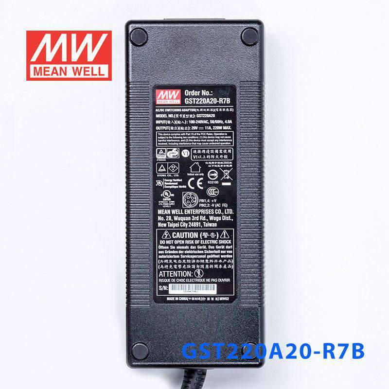 Mean Well GST220A20-R7B Power Supply 220W 20V 11A - GST220A20-R7B - powersupplymall.com