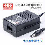 Mean Well GST25B05 - P1J Power Supply 20W 5V - GST25B05 - P1J - powersupplymall.com