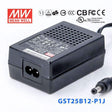 Mean Well GST25B12 - P1J Power Supply 25W 12V - GST25B12 - P1J - powersupplymall.com