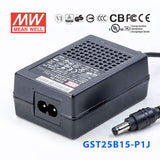 Mean Well GST25B15 - P1JPower Supply 25W 15V - GST25B15 - P1J - powersupplymall.com