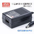 Mean Well GST25B18 - P1J Power Supply 25W 18V - GST25B18 - P1J - powersupplymall.com