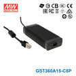 Mean Well GST360A15-C8P AC-DC Industrial Adaptor 340.5W 15V With 8 Pin Connector 22.7A - GST360A15-C8P - powersupplymall.com