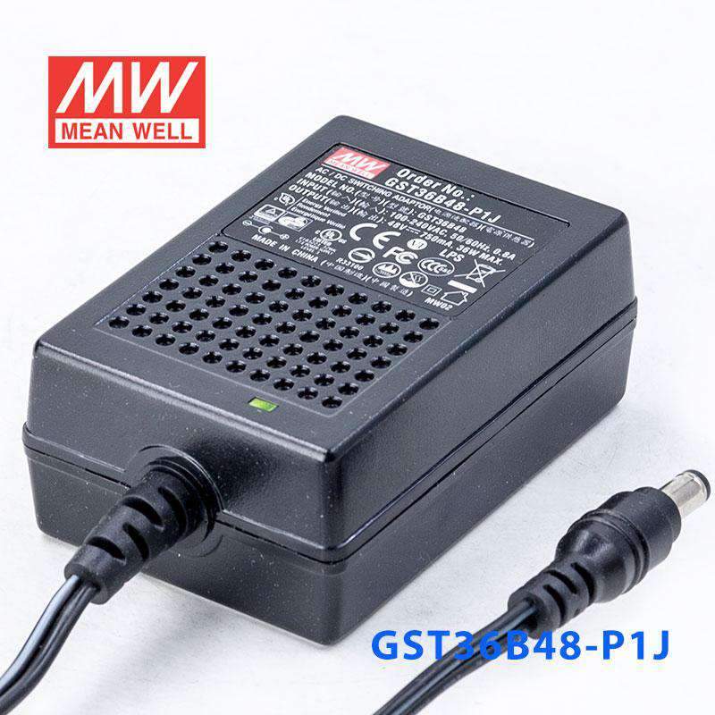 Mean Well GST36B48-P1J Power Supply 36W 48V 750mA - GST36B48-P1J - powersupplymall.com