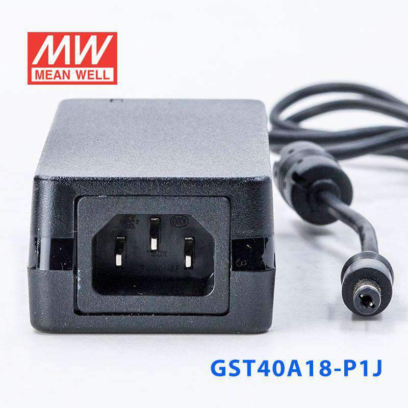 Mean Well GST40A18 - P1J Power Supply 40W 18V - GST40A18 - P1J - powersupplymall.com