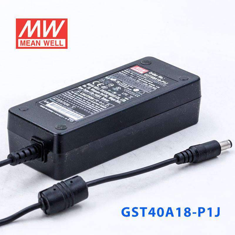 Mean Well GST40A18 - P1J Power Supply 40W 18V - GST40A18 - P1J - powersupplymall.com