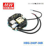 Mean Well HBG-240P-36B Power Supply 240PW 36V PCB Type - Dimmable 6.7A - HBG-240P-36B - powersupplymall.com