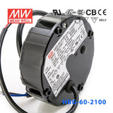 Mean Well HBG - 60 - 1050 Power Supply 60W 2100mA - HBG - 60 - 2100 - powersupplymall.com