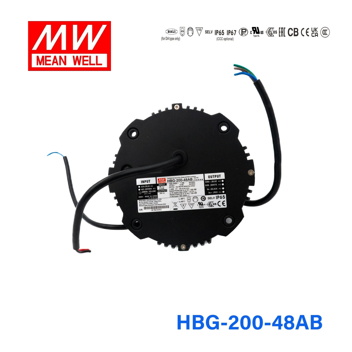 Mean Well HBG Series Power Supply 48V (100~240W) -  - powersupplymall.com