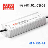 Mean Well HEP - 150 - 48A Power Supply 153.6W 48V - HEP - 150 - 48A - powersupplymall.com