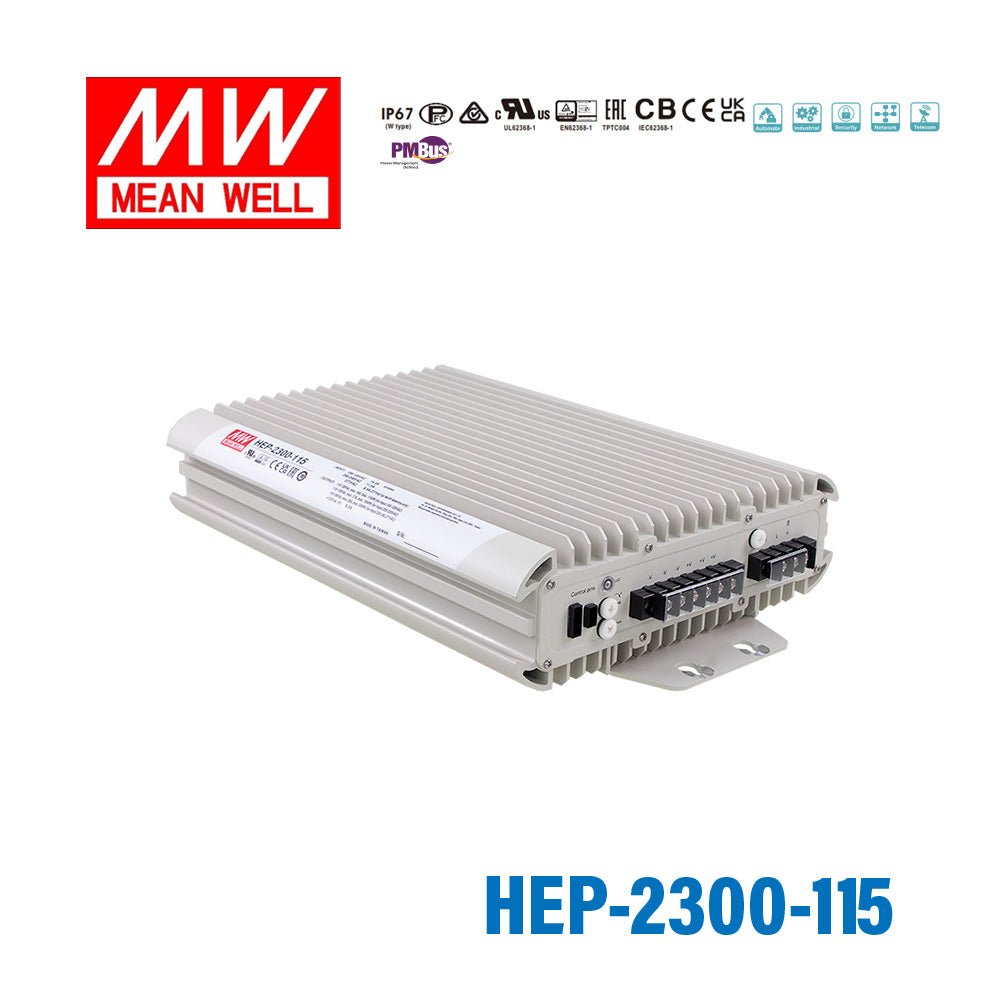 Mean Well HEP - 2300 - 115 Power Supply 2300W 115V - HEP-2300-115 - powersupplymall.com