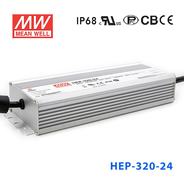 Mean Well HEP - 320 - 24 Power Supply 320.16W 24V - HEP - 320 - 24 - powersupplymall.com