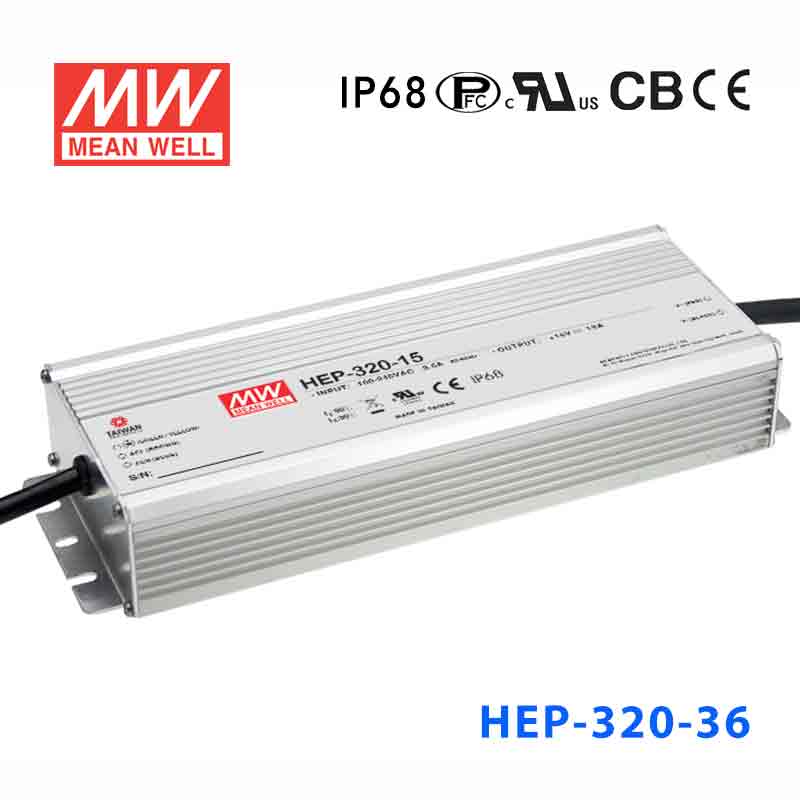 Mean Well HEP - 320 - 36A Power Supply 320.4W 36V - HEP - 320 - 36A - powersupplymall.com