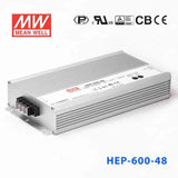 Mean Well HEP - 600 - 48 Power Supply 600W 48V - HEP - 600 - 48 - powersupplymall.com