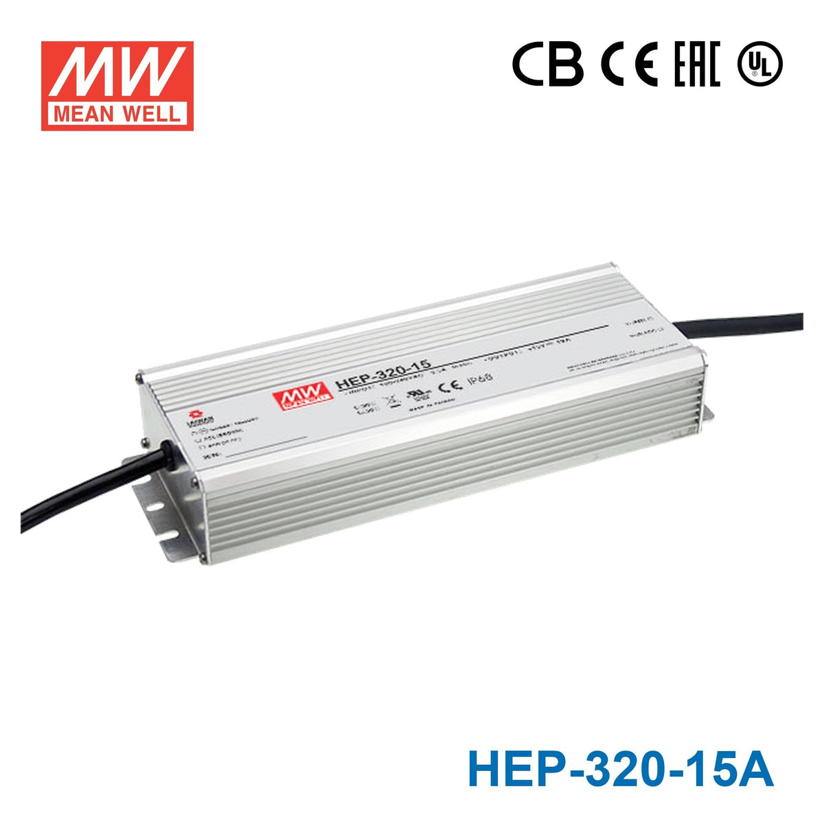 Mean Well HEP Series Power Supply 15V(100~600W) -  - powersupplymall.com