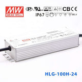 Mean Well HLG - 100H - 24 Power Supply 100W 24V - HLG-100H-24 - powersupplymall.com