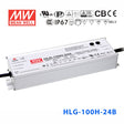 Mean Well HLG - 100H - 24AB Power Supply 100W 24V - Adjustable and Dimmable - HLG - 100H - 24AB - powersupplymall.com