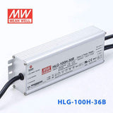 Mean Well HLG-100H-36B Power Supply 100W 36V - Dimmable 2.65A - HLG-100H-36B - powersupplymall.com