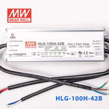 Mean Well HLG-100H-42B Power Supply 100W 42V - Dimmable 2.28A - HLG-100H-42B - powersupplymall.com