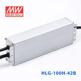 Mean Well HLG-100H-42B Power Supply 100W 42V - Dimmable 2.28A - HLG-100H-42B - powersupplymall.com