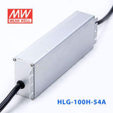 Mean Well HLG - 100H - 54A Power Supply 100W 54V - Adjustable - HLG-100H-54A - powersupplymall.com