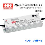 Mean Well HLG - 120H - 48 Power Supply 120W 48V - HLG - 120H - 48 - powersupplymall.com