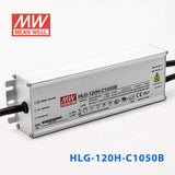 Mean Well HLG-120H-C1050B Power Supply 155.4W 1050mA - Dimmable - HLG-120H-C1050B - powersupplymall.com