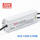 Mean Well HLG - 120H - C700B Power Supply 150.5W 700mA - Dimmable - HLG-120H-C700B - powersupplymall.com