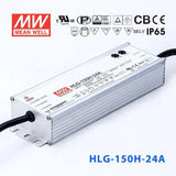 Mean Well HLG - 150H - 24A Power Supply 150W 24V - Adjustable - HLG - 150H - 24A - powersupplymall.com