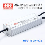 Mean Well HLG-150H-42AB Power Supply 150W 42V - Adjustable and Dimmable 3.6A - HLG-150H-42AB - powersupplymall.com