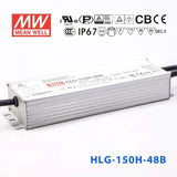 Mean Well HLG-150H-48B Power Supply 150W 48V- Dimmable 3.2A - HLG-150H-48B - powersupplymall.com