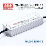 Mean Well HLG-185H-12 Power Supply 156W 12V 13A - HLG-185H-12 - powersupplymall.com