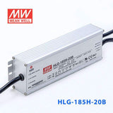 Mean Well HLG - 185H - 20B Power Supply 185W 20V - Dimmable - HLG-185H-20B - powersupplymall.com