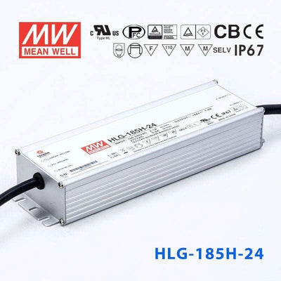 Mean Well HLG Series LED Power Supply 24V  (185~600W)