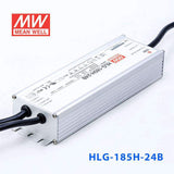 Mean Well HLG-185H-24B Power Supply 185W 24V- Dimmable 7.8A - HLG-185H-24B - powersupplymall.com