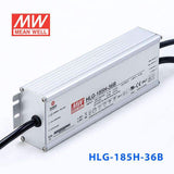 Mean Well HLG - 185H - 36B Power Supply 185W 36V - Dimmable - HLG-185H-36B - powersupplymall.com
