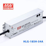 Mean Well HLG-185H-54A Power Supply 185W 54V - Adjustable 3.45A - HLG-185H-54A - powersupplymall.com