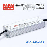 Mean Well HLG-240H-24 Power Supply 240W 24V 10A - HLG-240H-24 - powersupplymall.com